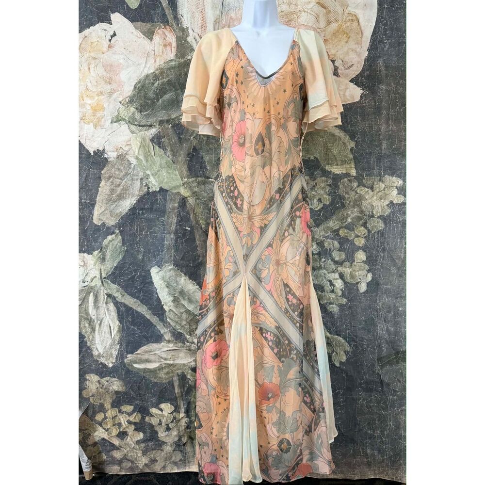 New Free People Celestial Nights Maxi Dress Size Xs, - Picture 8 of 14
